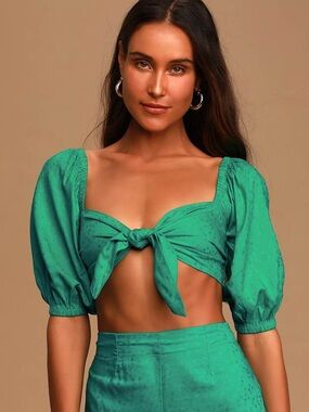 Billabong x Sincerely Jules Amaze the Day Crop Top NWT size M